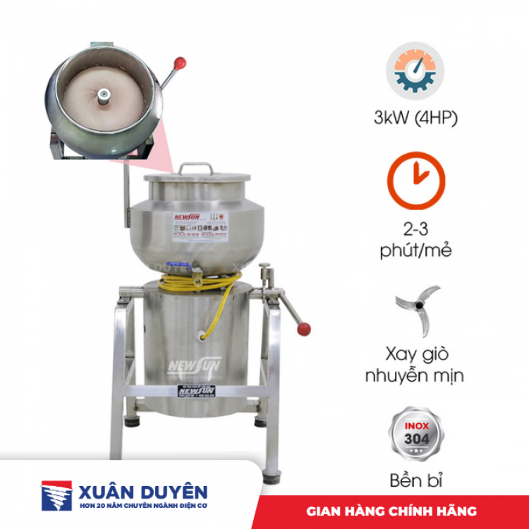 Máy xay chả lụa Newsun 3kg