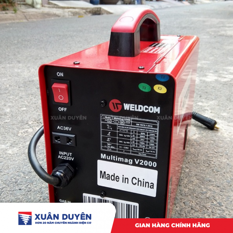 Máy hàn Mig Weldcom Multimag V2000 (không dùng khí)