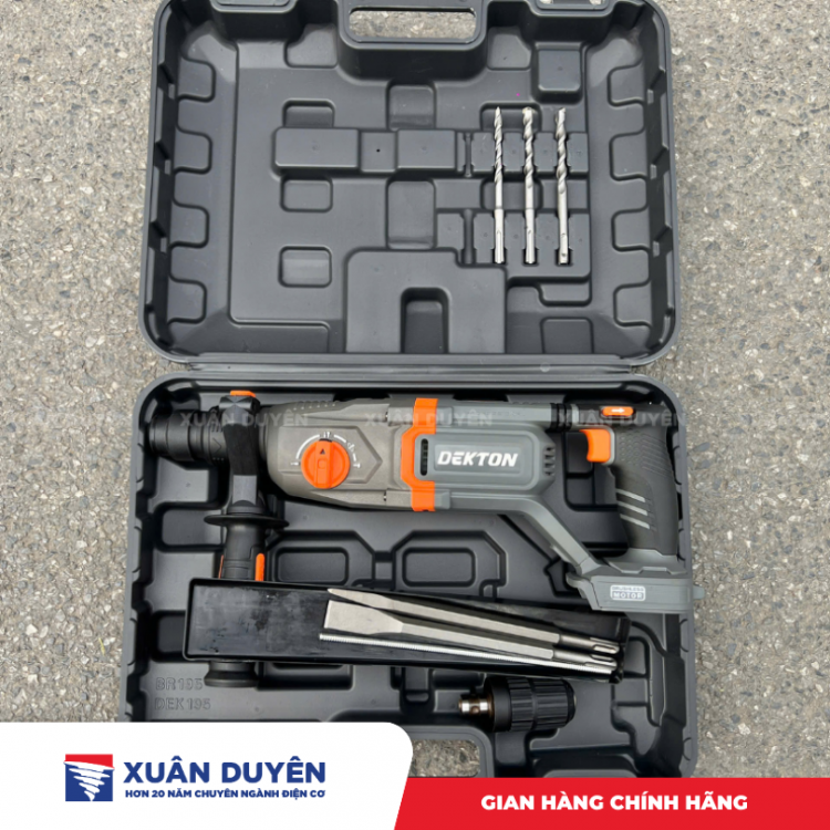 Máy khoan 3 chức năng pin 21V Dekton M21-RH2603BX