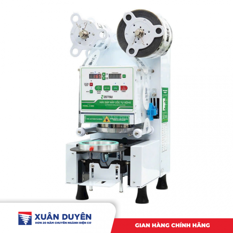 Máy dập nắp cốc tự động Zetsu Z-895