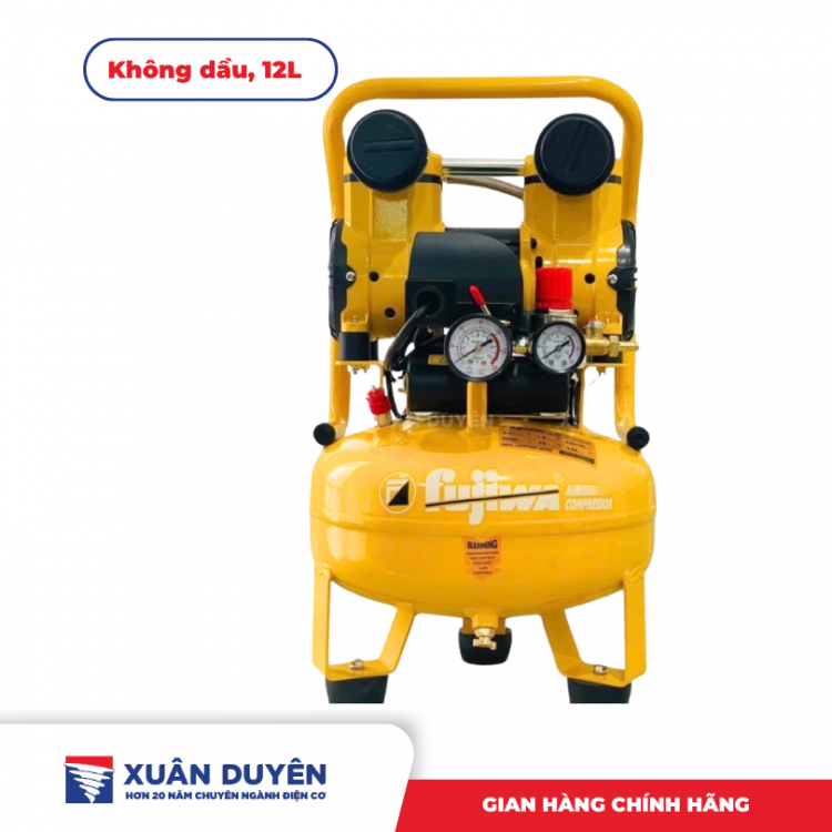 Máy nén khí không dầu 12L Fujiwa FJ-1512T