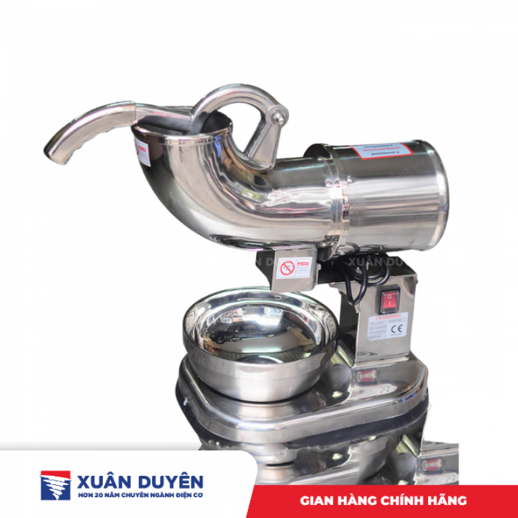 Máy bào đá tuyết Inox 2 lưỡi dao (200W)