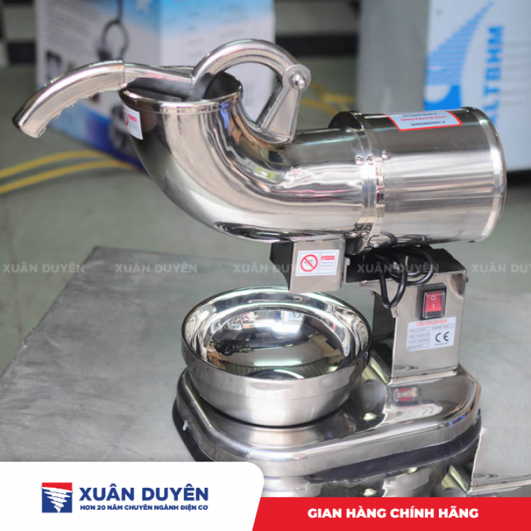 Máy bào đá tuyết Inox 2 lưỡi dao (200W)