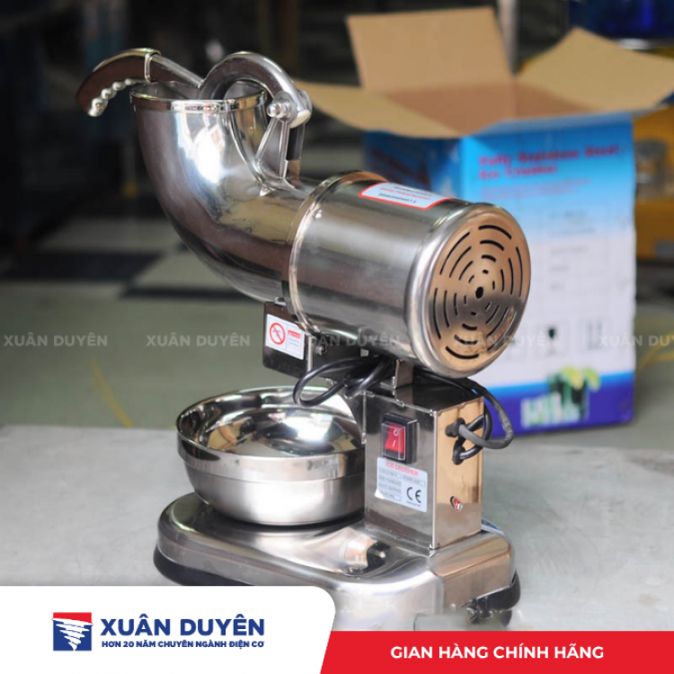 Máy bào đá tuyết Inox 2 lưỡi dao (200W)