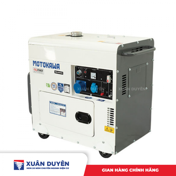 Máy phát điện cách âm 6.5KW Motokawa MDG-8000SE