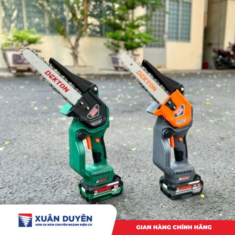 Máy cưa xích dùng pin 21V Dekton M21-CS08BLC