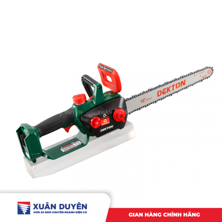 Máy cưa xích dùng pin 21V Dekton M21-CS12BLC 