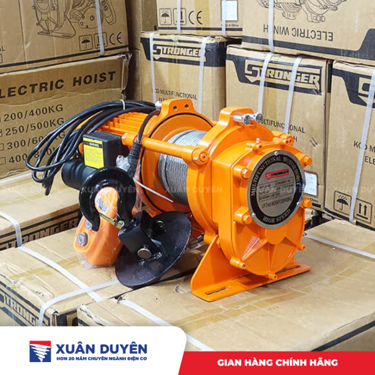 Máy tời xây dựng 200-400kg Stronger KCD-400
