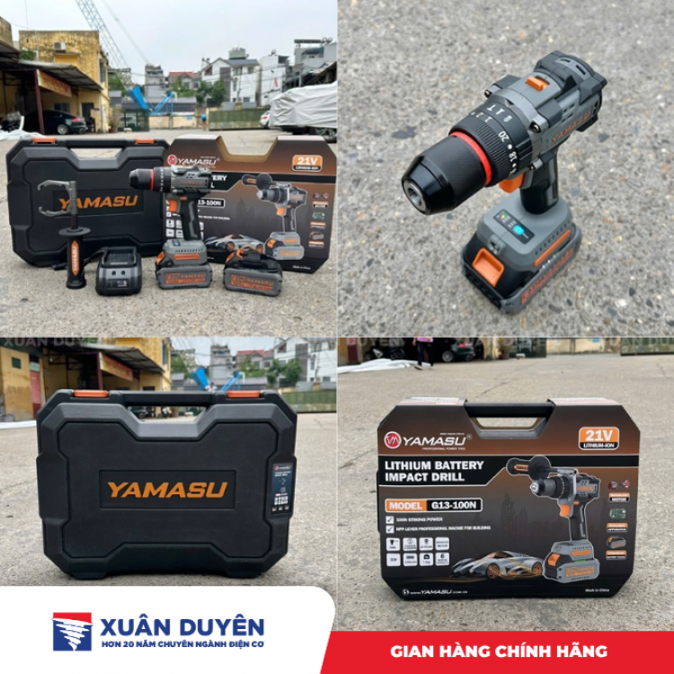 Máy khoan pin 21V Yamasu G13-100N