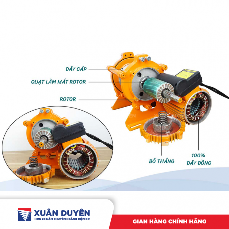 Máy tời xây dựng 200-400kg Stronger KCD-400