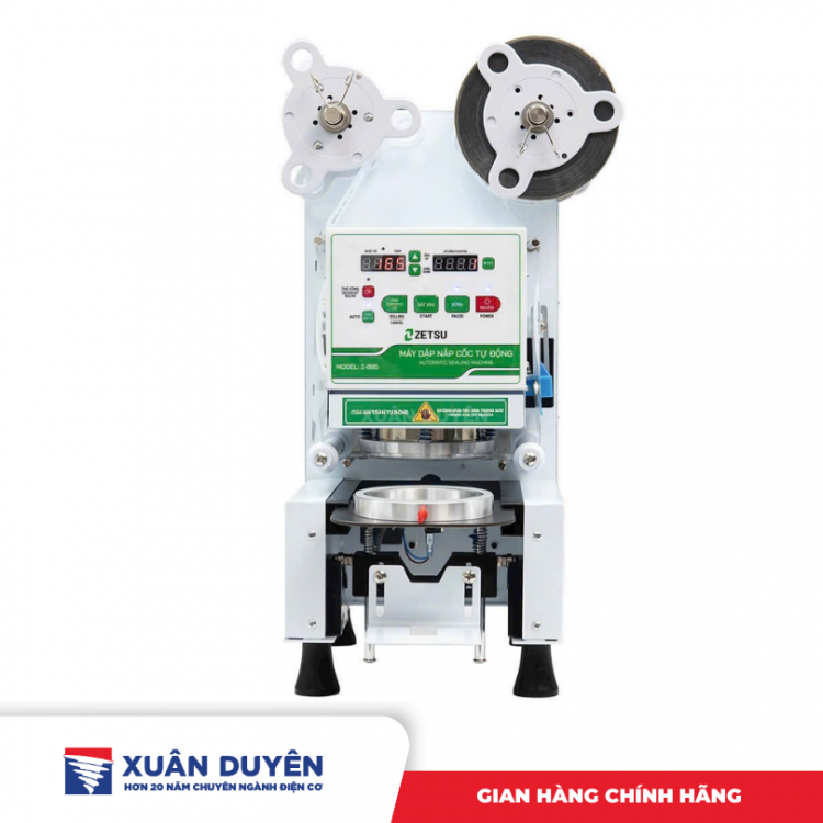 Máy dập nắp cốc tự động Zetsu Z-895