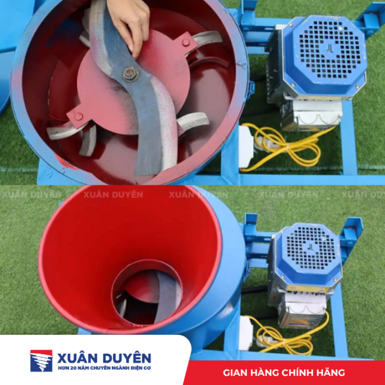 Máy thái chuối đa năng có motor