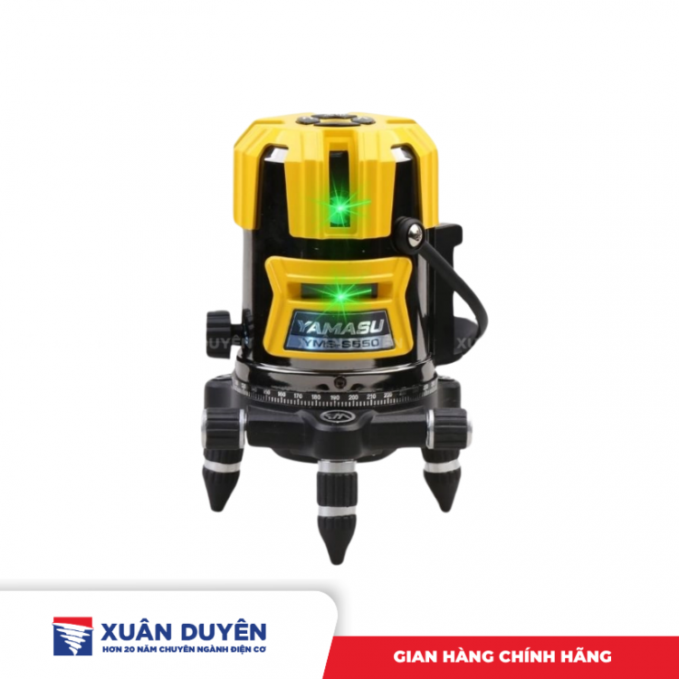 Máy cân tia laze 5 tia xanh Yamasu YMS-S550