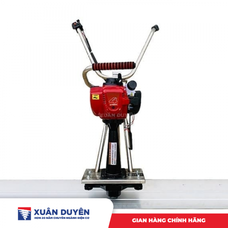 Máy đầm thước khung inox Honda GX35