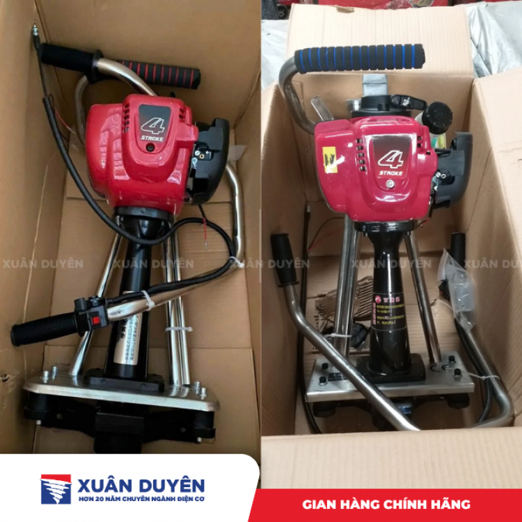 Máy đầm thước khung inox Honda GX35