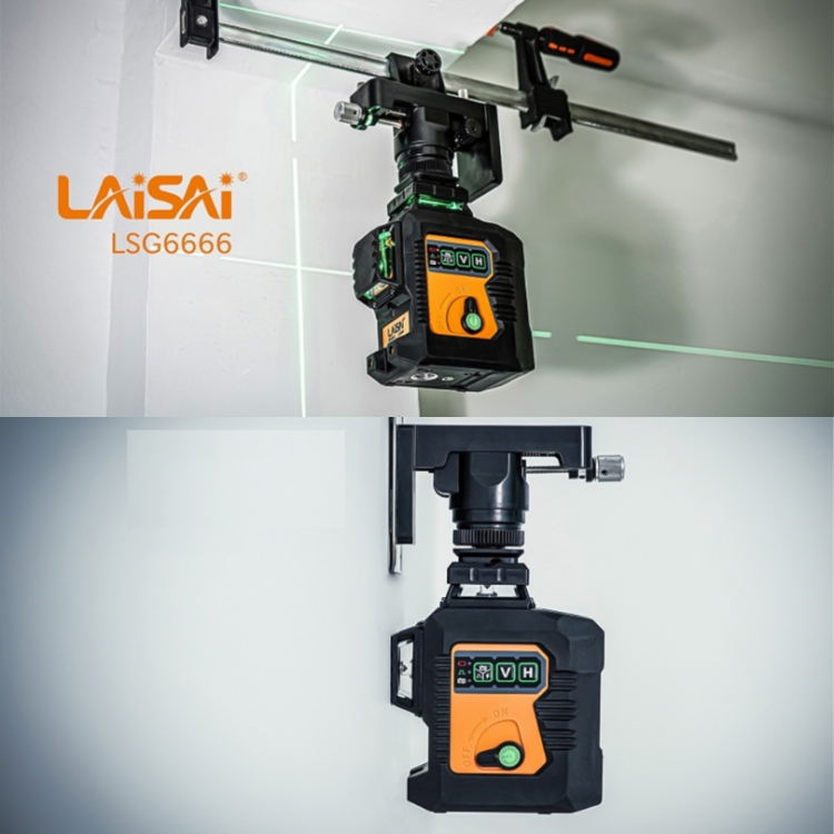 Máy cân tia laze 12 tia xanh Laisai LSG6666