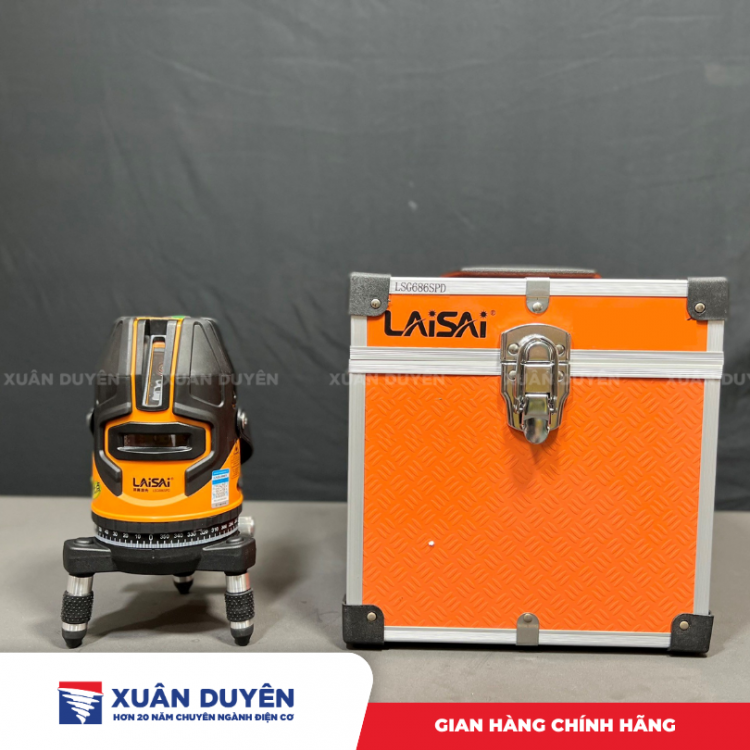 Máy cân tia laze 5 tia xanh Laisai 6860D