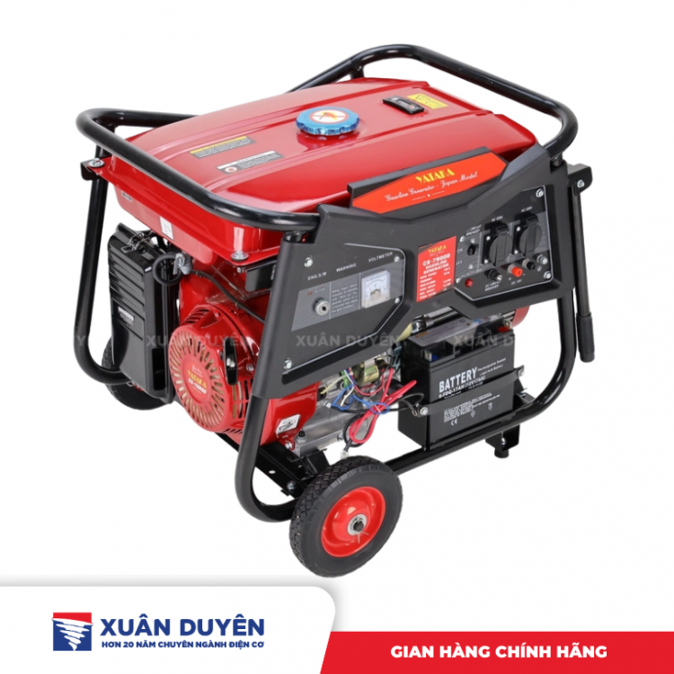 Máy phát điện chạy xăng 5KW Yataka CS-7900D (có đề)