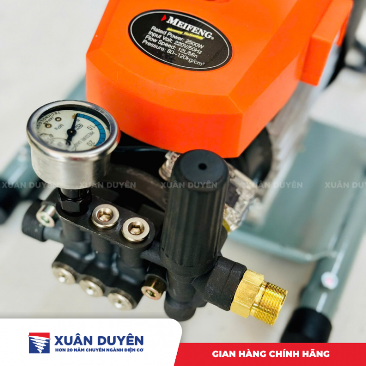 Máy rửa xe khung sắt Meifeng MF25-12L (2500W)