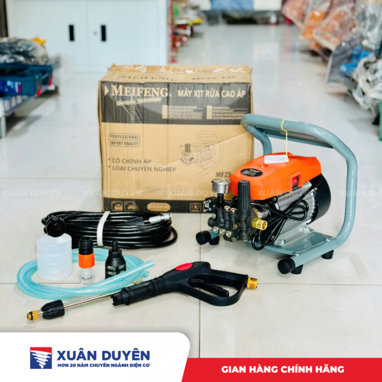 Máy rửa xe khung sắt Meifeng MF25-12L (2500W)