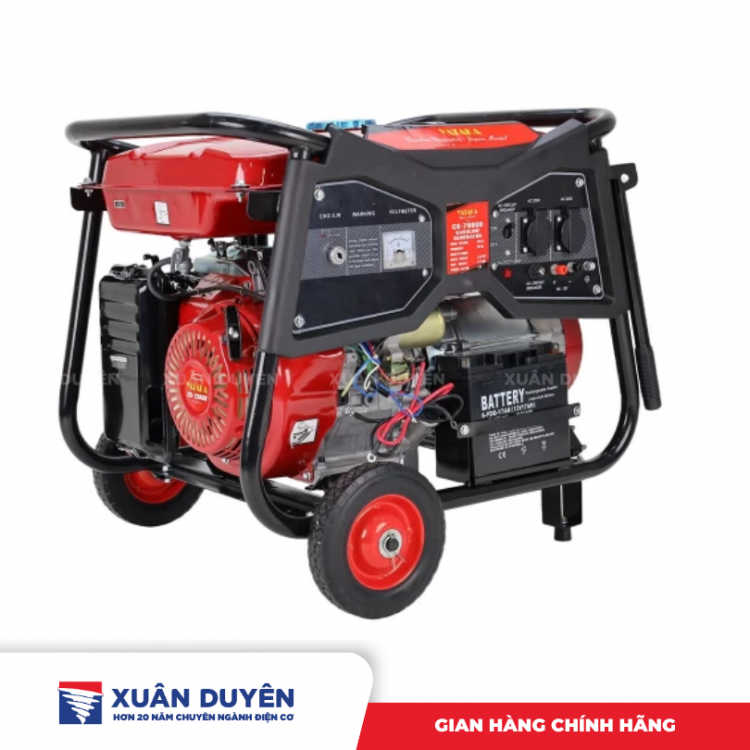 Máy phát điện chạy xăng 5KW Yataka CS-7900D (có đề)