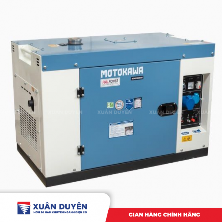 Máy phát điện cách âm 8.5KW Motokawa MDG-9800SE
