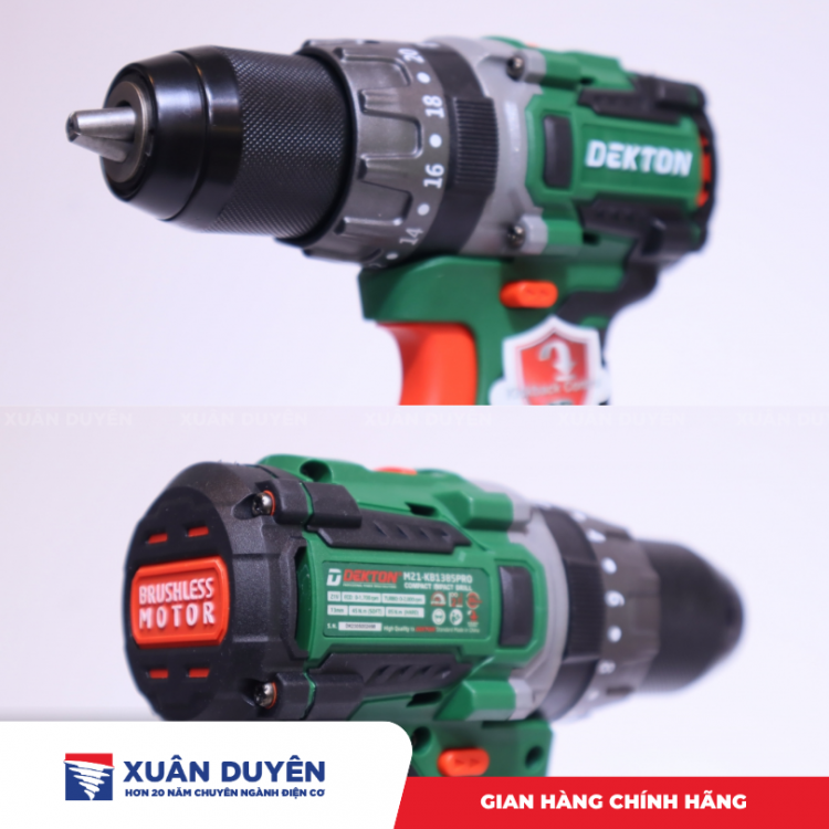 Máy khoan pin 21V Dekton M21-KB1385PRO