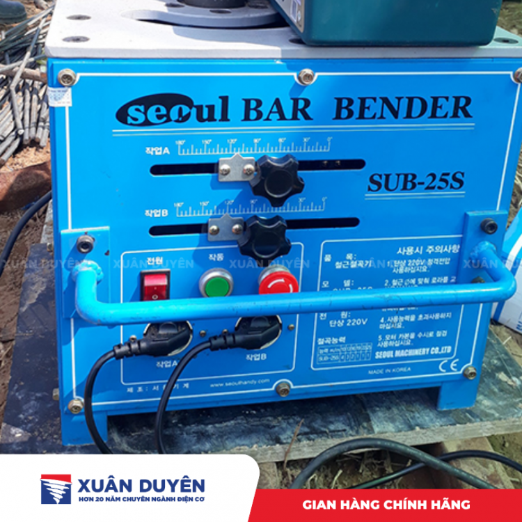 Máy uốn sắt Hàn Quốc Seoul SUB-25S