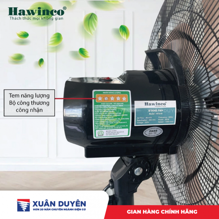 Quạt đứng Hawin HFS-45 