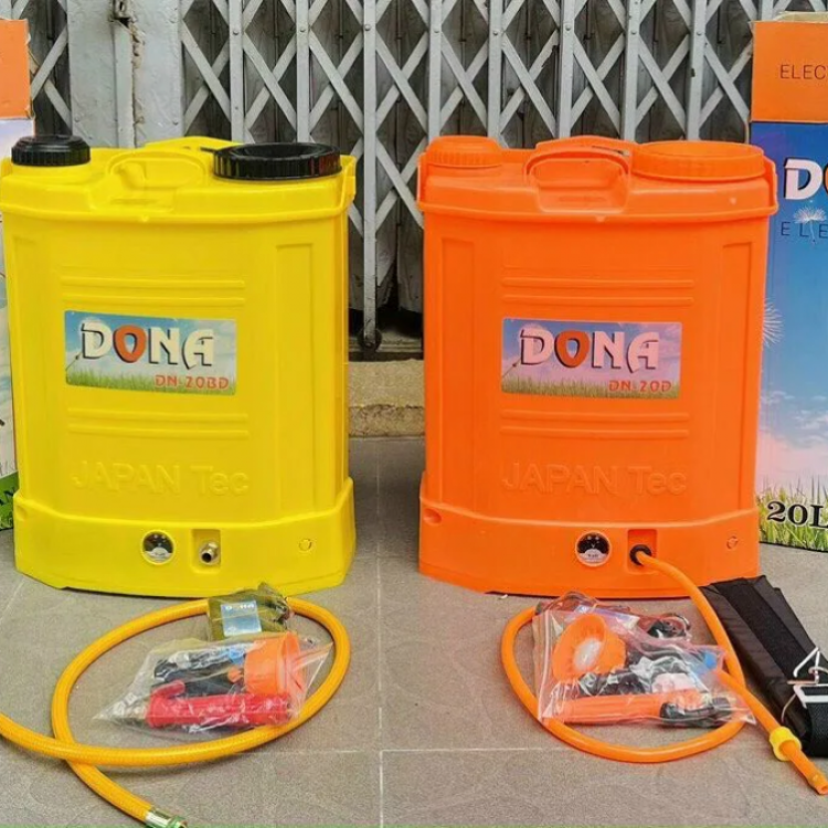 Bình xịt điện bộ bơm đôi Dona DN-20BD (20L, 12AH)