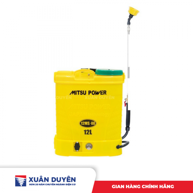 Bình xịt điện Mitsu Power 12MS-08 (12L, 8AH)