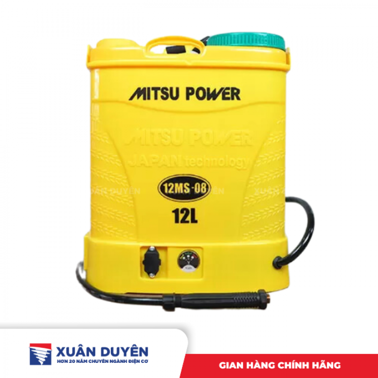 Bình xịt điện Mitsu Power 12MS-08 (12L, 8AH)