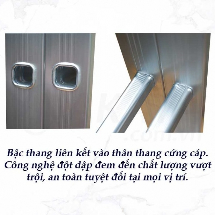 Thang nhôm xếp 5 bậc Nakata VN405 (5m8)