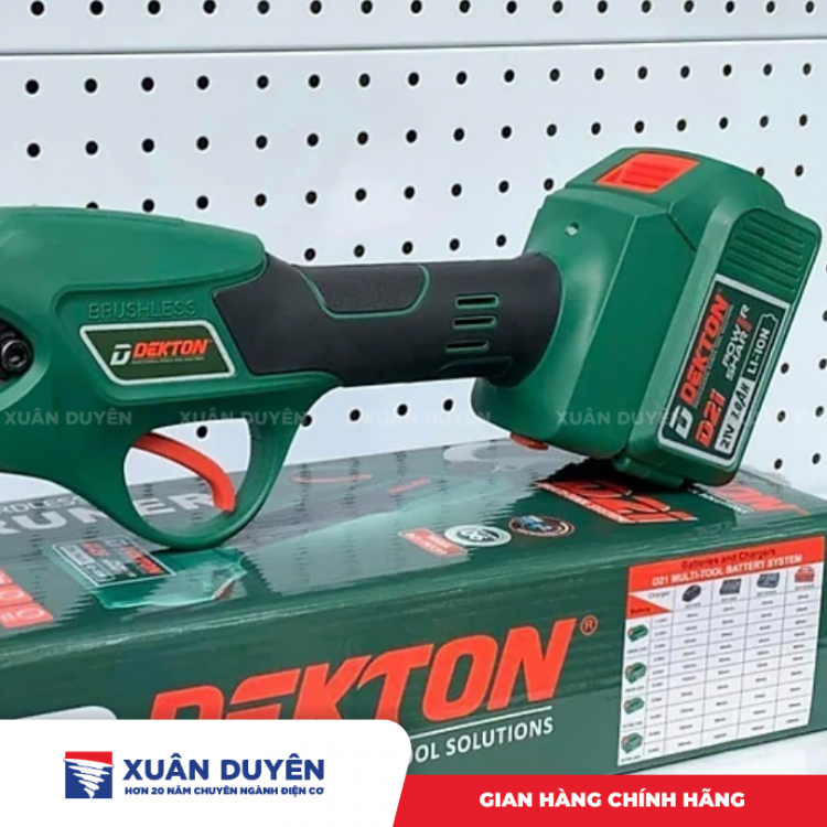 Máy cắt cành 30mm chạy pin 21V Dekton D21-MCC33