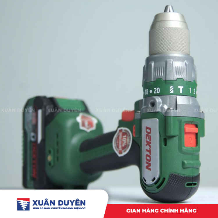 Máy khoan động lực dùng pin 21V Dekton M21-ID1395ATC (Chưa kèm pin sạc)