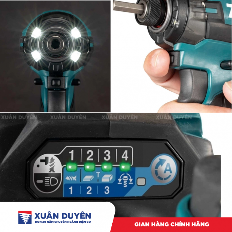 Máy bắn vít dùng pin 40V Max Makita TD002GZ01 (Chưa kèm pin sạc)