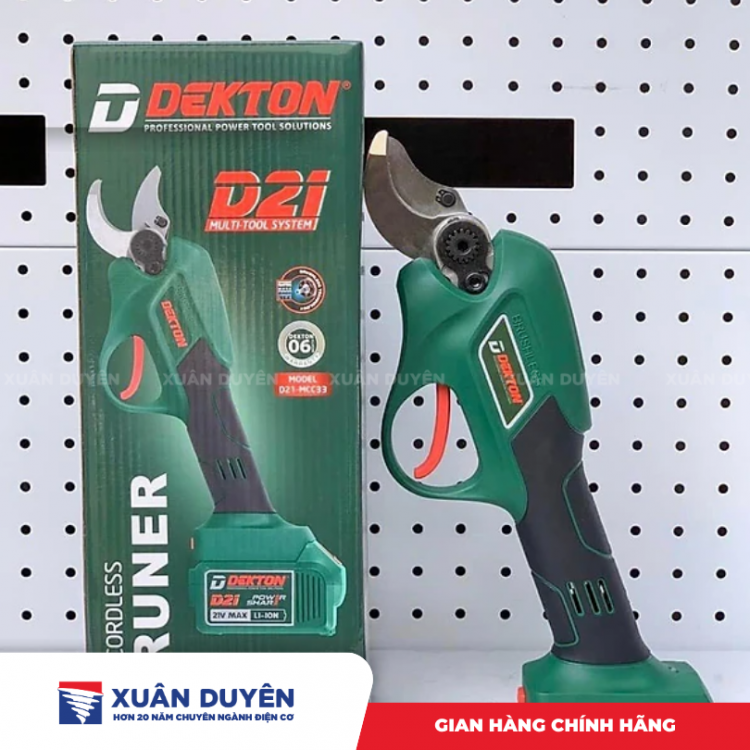 Máy cắt cành 30mm chạy pin 21V Dekton D21-MCC33