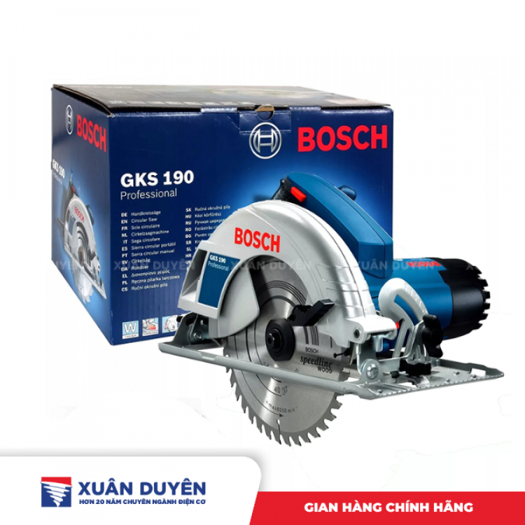 Máy cưa đĩa Bosch GKS 190 (184MM, 1400W)