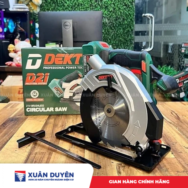 Máy cưa đĩa dùng pin 21V Dekton D21-CG185 (Chưa kèm pin sạc)