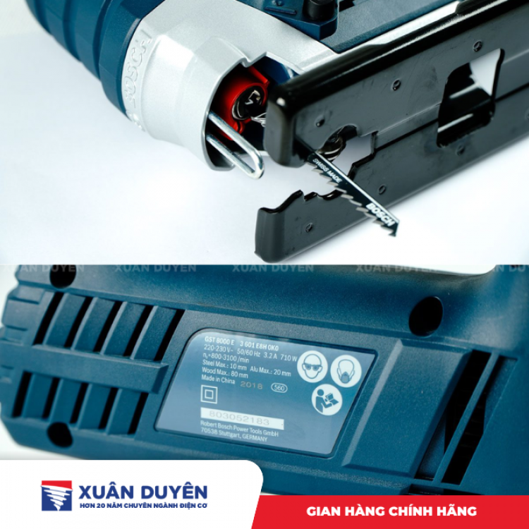 Máy cưa lọng Bosch GST 8000E (80MM, 710W)