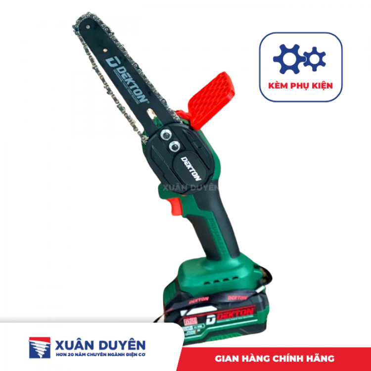 Máy cưa xích dùng pin 21V Dekton M21-S06BLC
