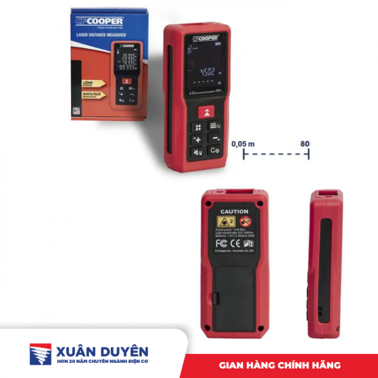 Máy đo khoảng cách laser CFCooper 80M LM80