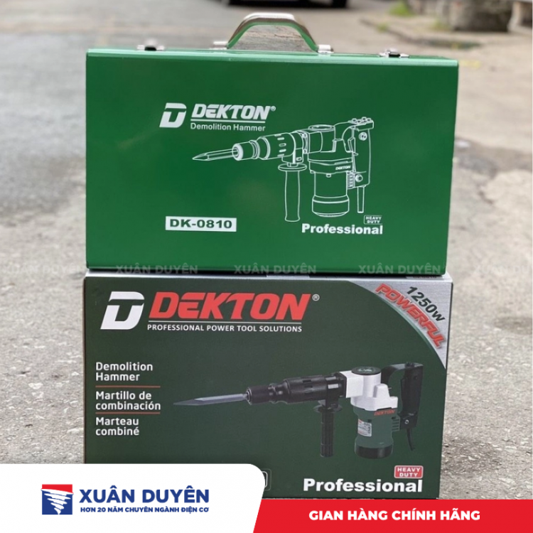 Máy đục bê tông Dekton DK-DH0810 (17MM, 1250W)