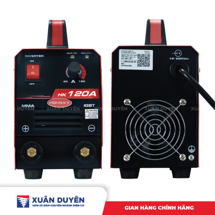 Máy hàn điện tử Hồng Ký HK 120A