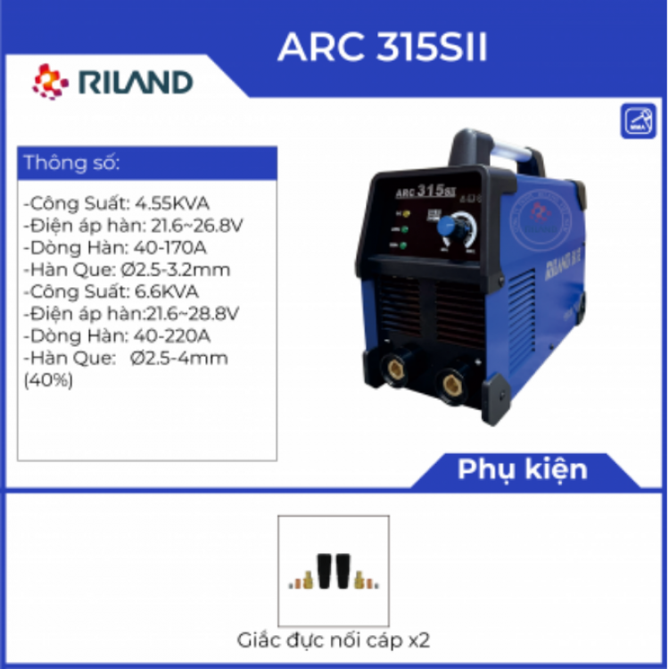 Máy hàn que Riland ARC 315SII