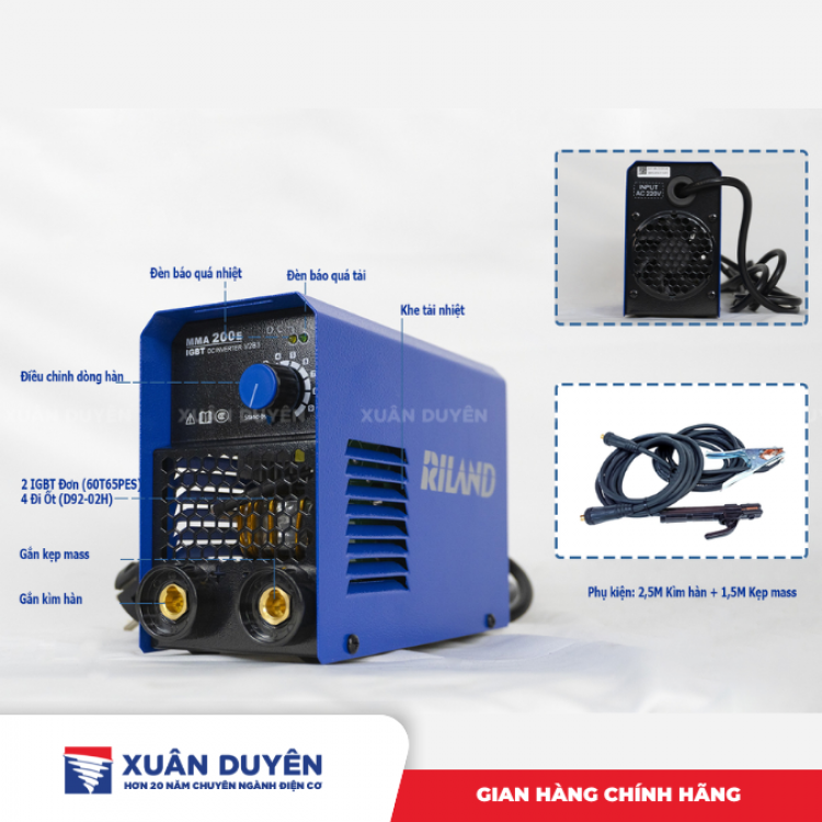 Máy hàn que mini Riland MMA 200E