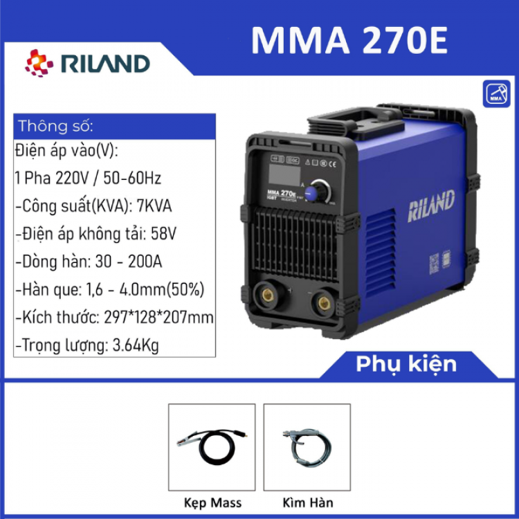Máy hàn que Riland MMA 270E