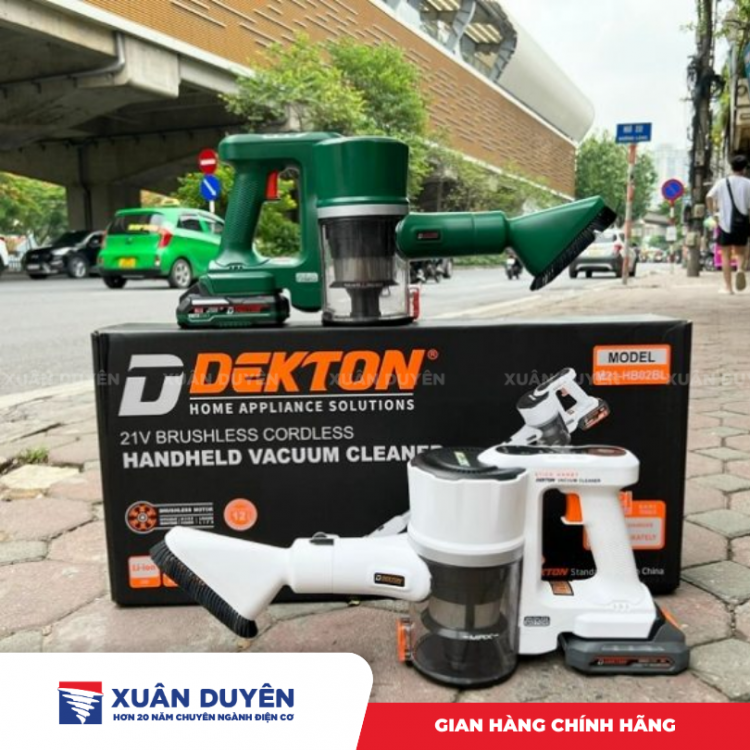 Máy hút bụi dùng pin 21V Dekton M21-HB02BL (chưa kèm pin sạc)