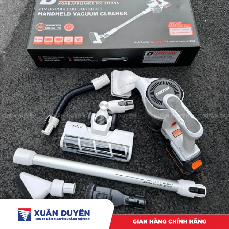 Máy hút bụi dùng pin 21V Dekton M21-HB02BL (chưa kèm pin sạc)