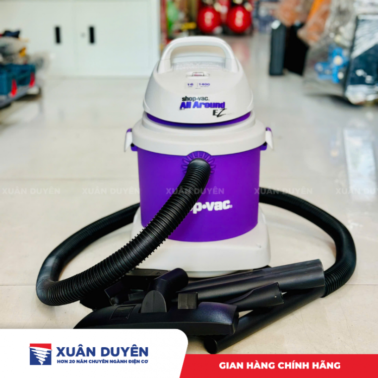 Máy hút bụi khô/ ướt thổi SHOP-VAC (16L, 1400W) 